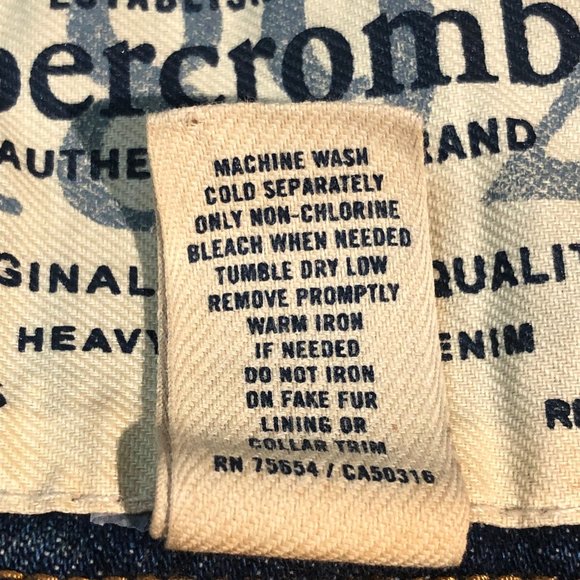 Abercrombie Women's Faux Fur Jeans Jacket - Picture 8 of 16